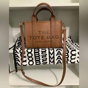Marc Jacobs Women's Small Leather Tote Bag In Color Argan Oil